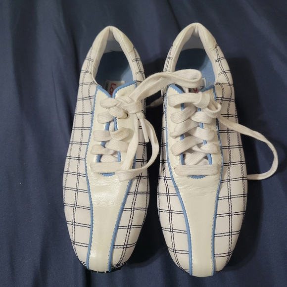 Footjoy Shoes Mens 5 M LoPro Spikes Golf Sneakers 97214 White Leather Lace Up - Picture 1 of 8